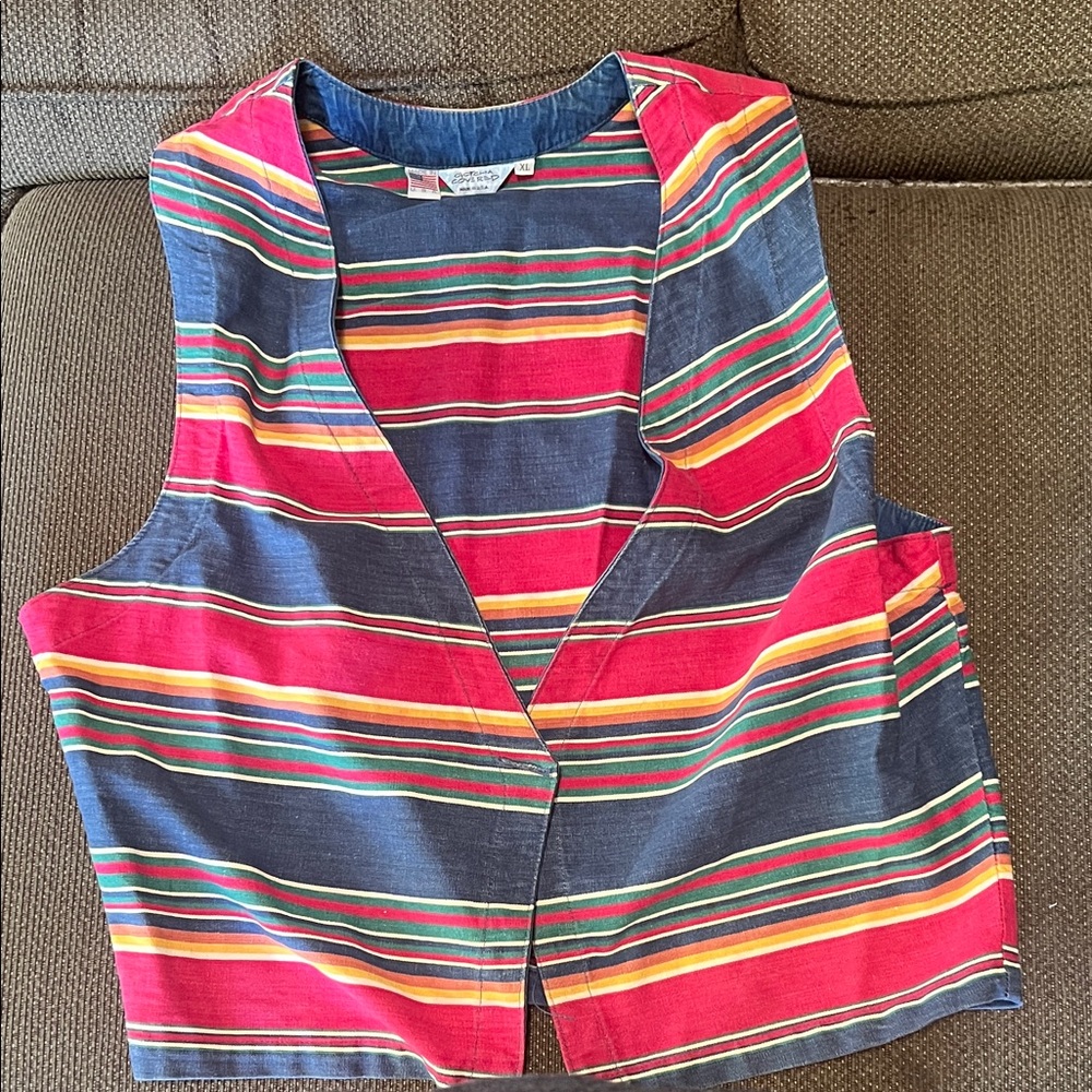 Striped Multicolor Vest